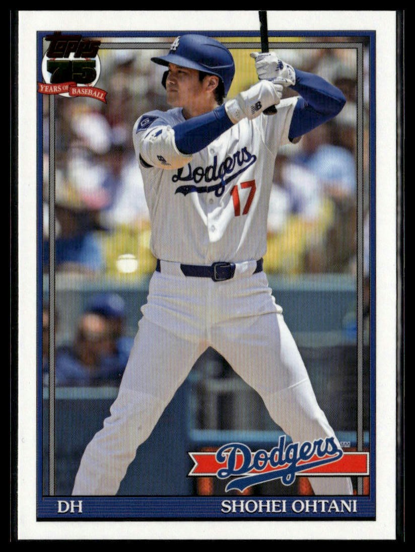 2026 Topps #91B2-1 Shohei Ohtani 1991 Topps Baseball 35th Anniversary