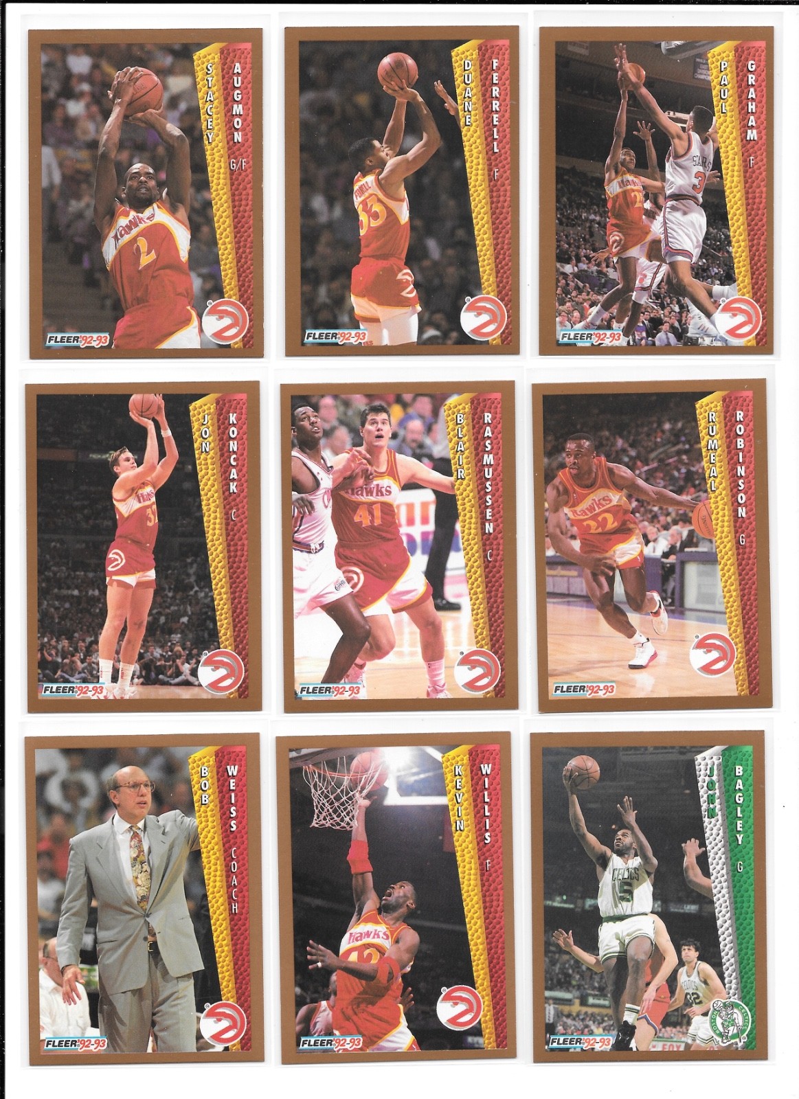 1992-93 Fleer Basketball Cards / Choose #s 1 – 225 / mb
