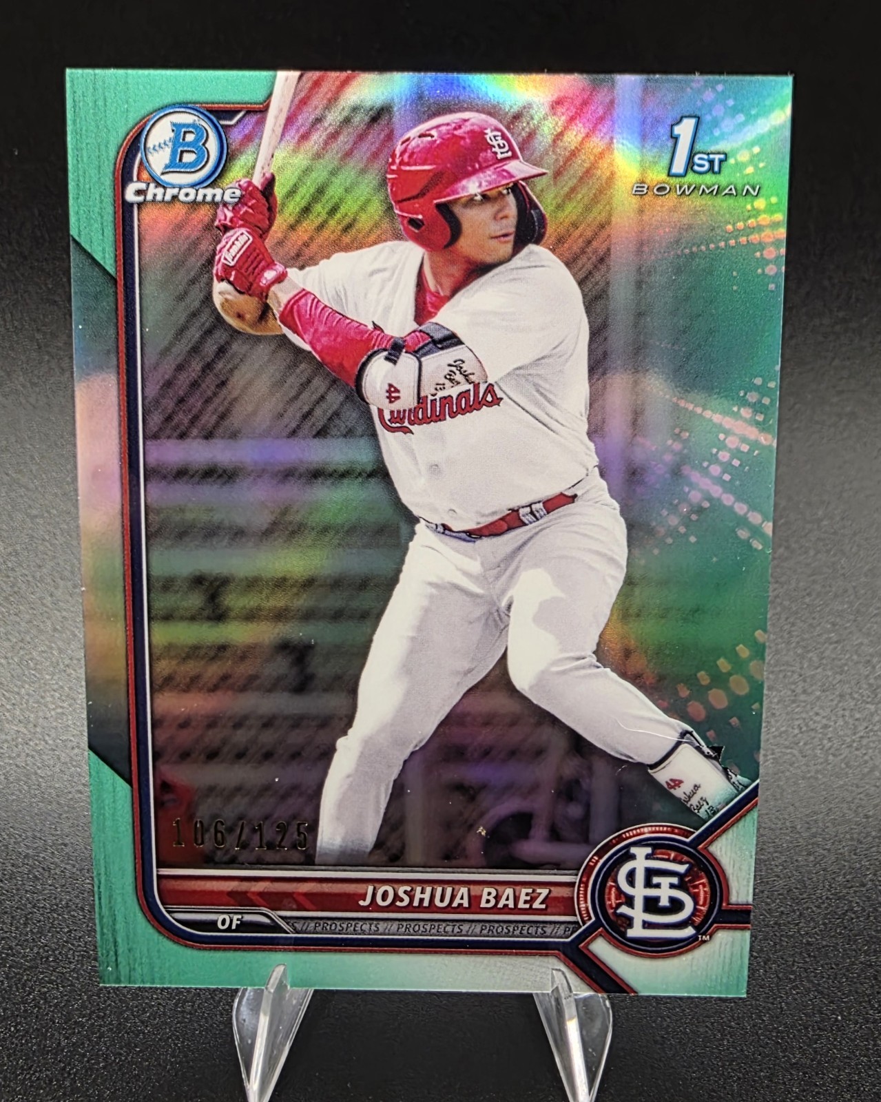 2022 Bowman Chrome 1st Joshua Baez Aqua /125 #BCP-112