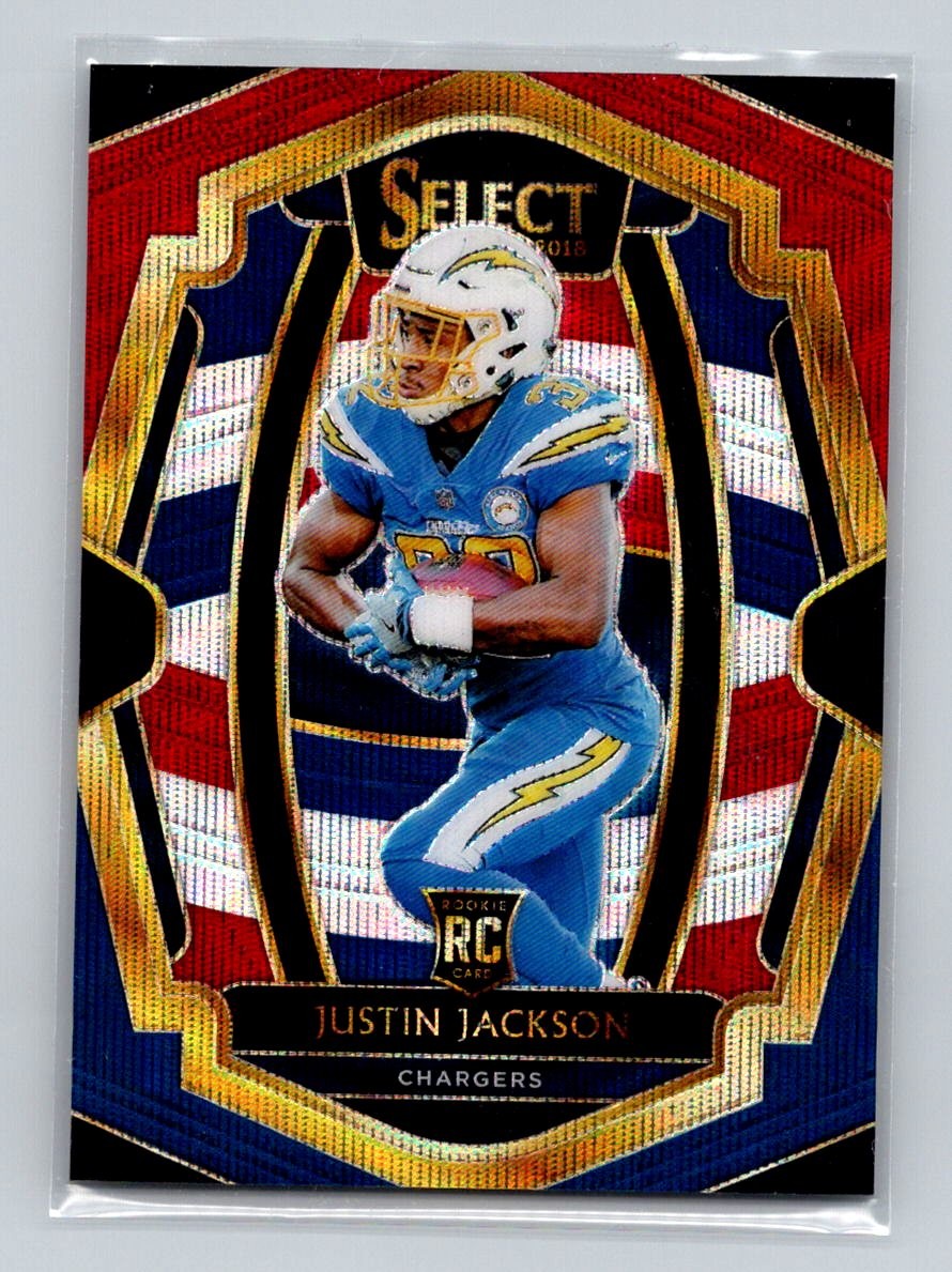 2018 Panini Select #157 Justin Jackson Tri-Color Prizm #/199