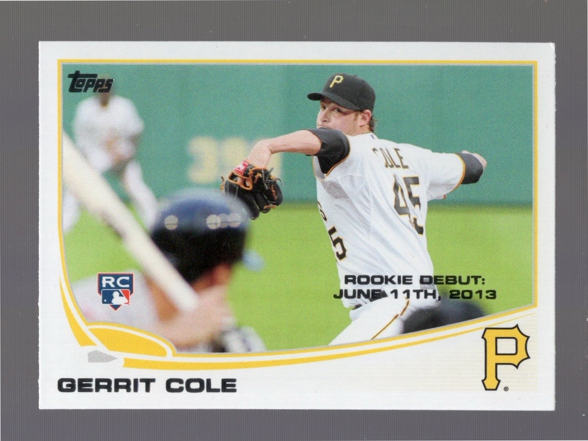 2013 Topps Update Series Gerrit Cole #US265 Rookie (RC)