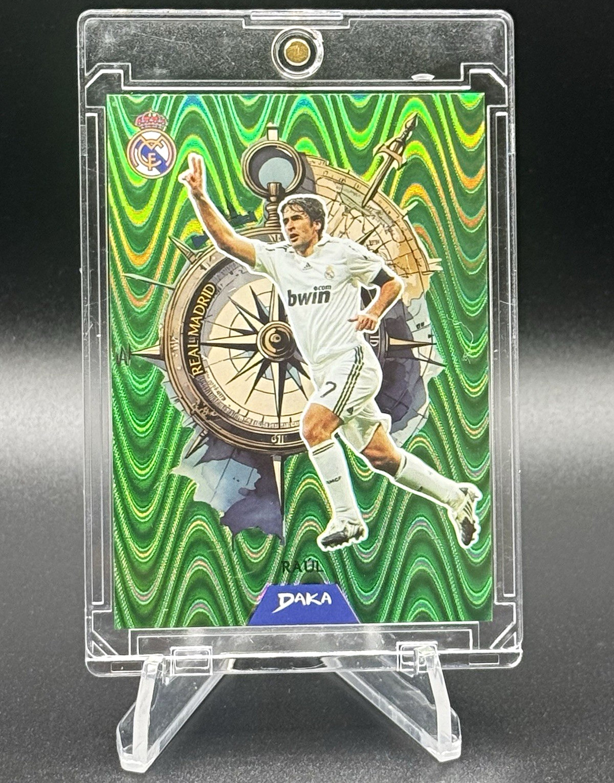 DAKA 2025 Raúl Real Madrid LaLiga Serial Numbered Soccer Card 4/5 SPAIN