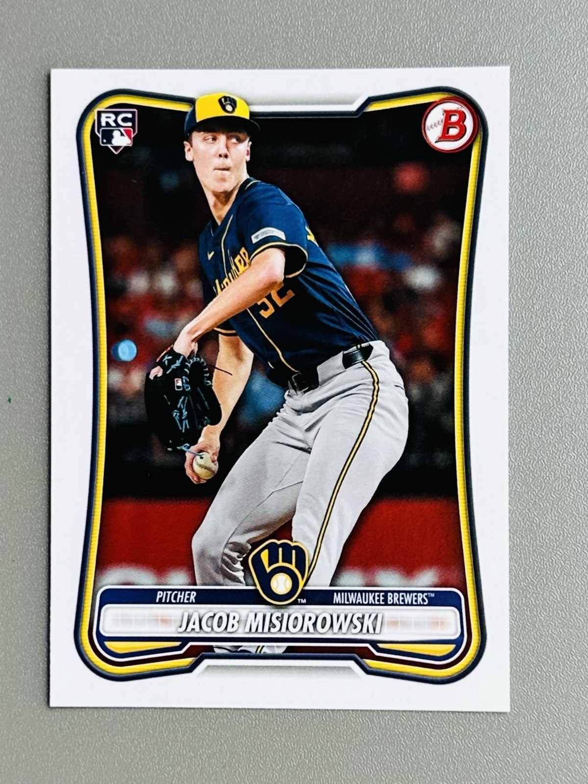 2026 Bowman Chrome Sterling – Jacob Misiorowski – Rookie + Paper RC MINT 🔥🔥