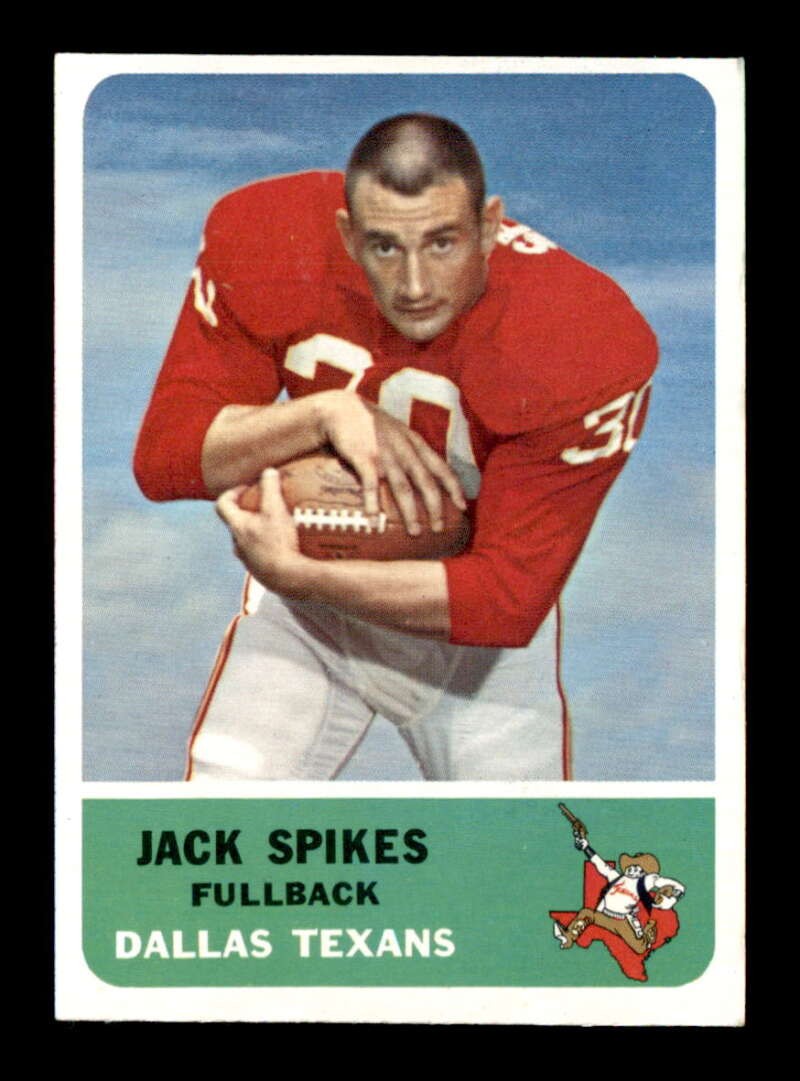 1962 Fleer #23 Jack Spikes NM X3192786