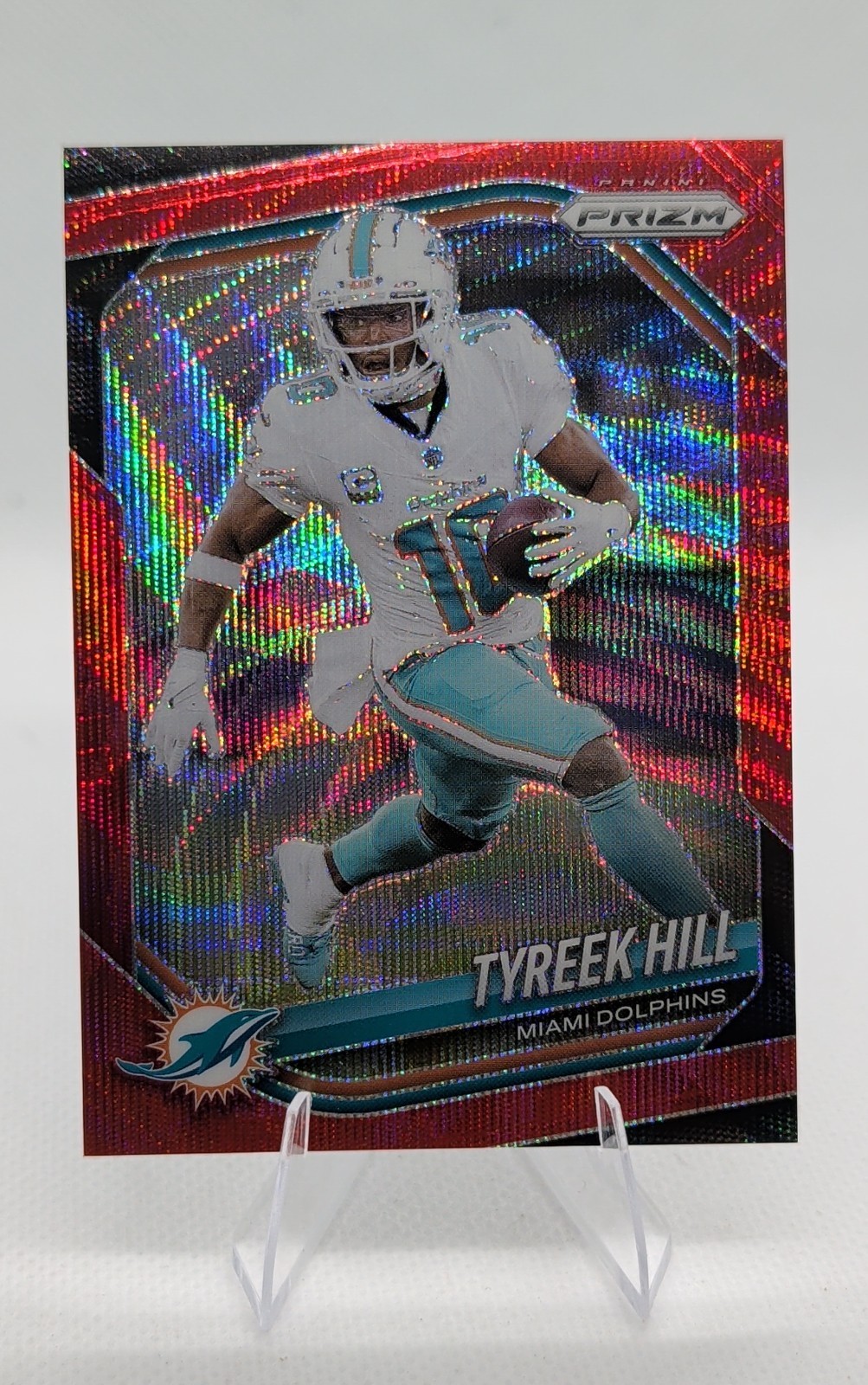 2025 Panini Prizm – Tyreek Hill #249 Red Wave Prizm /149