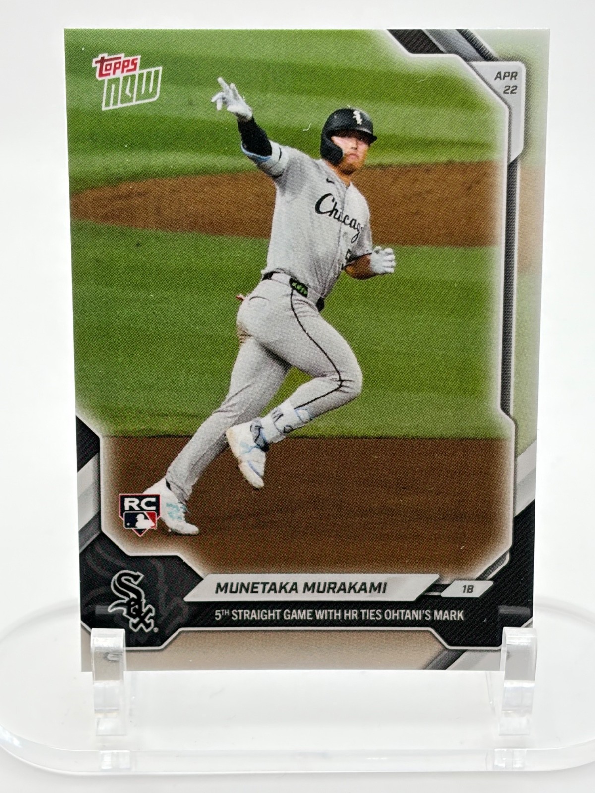 2026 Topps Now-Munetaka Murakami-#110_RC_5th Straight Game With HR White Sox