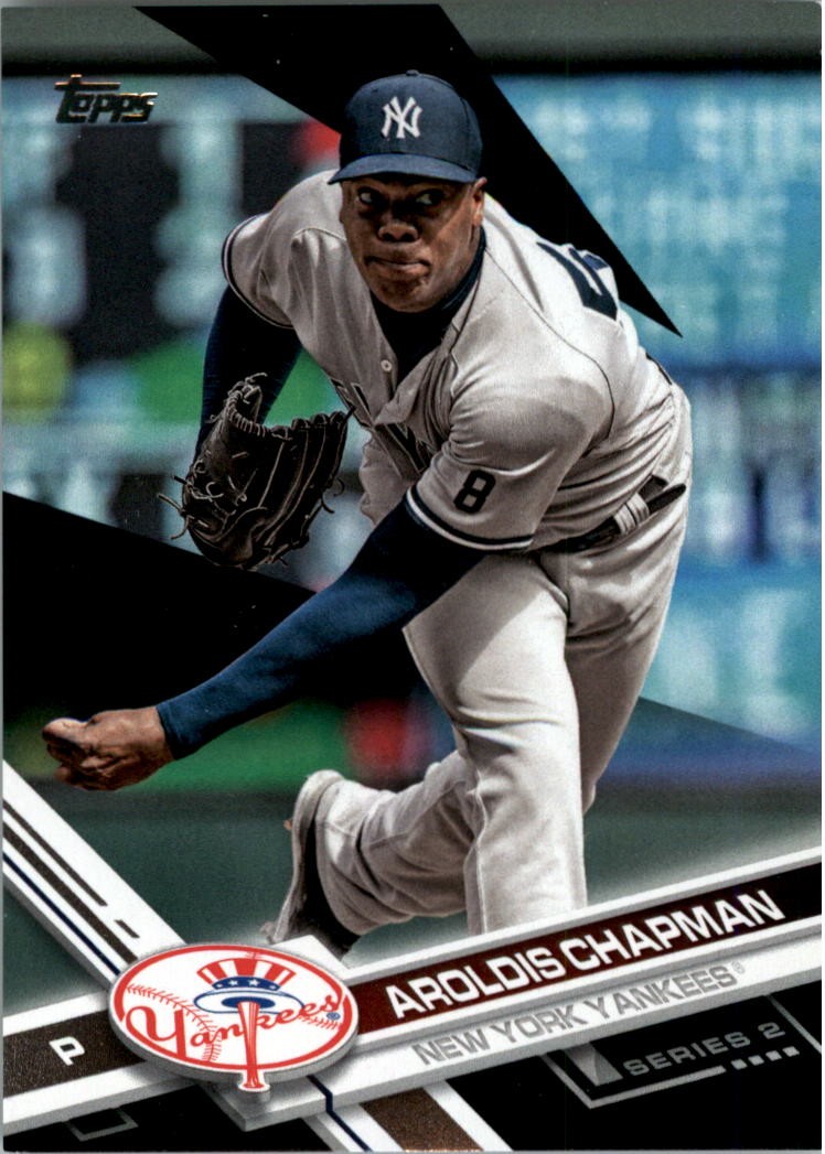 2017 Topps Black #486 Aroldis Chapman /66 – BB