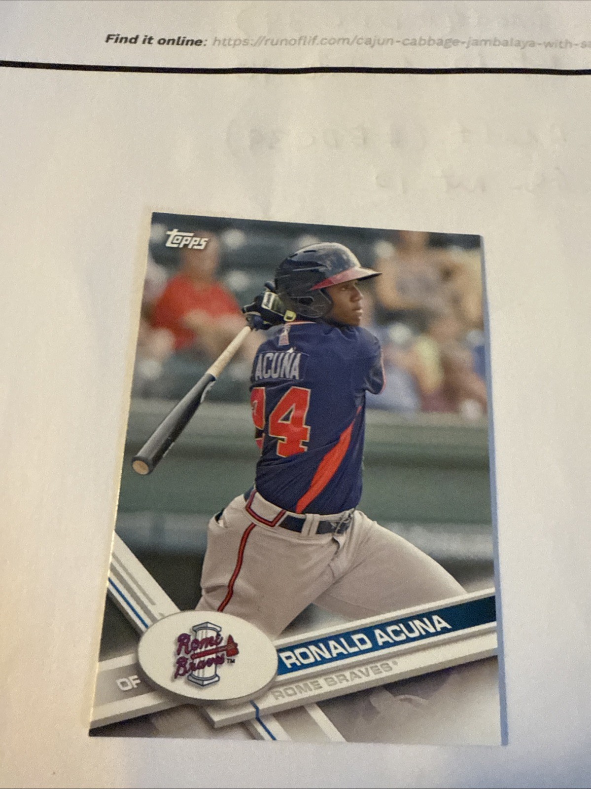 2017 Topps Pro Debut – Ronald Acuña Jr. #155 (RC)