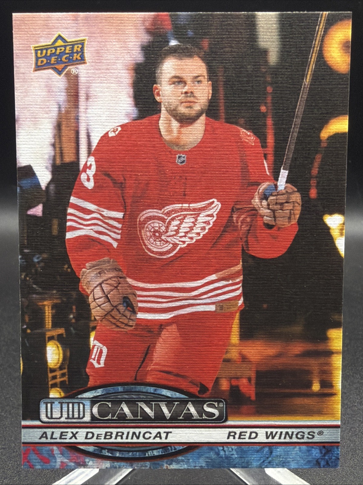 Detroit Red Wings – Alex DeBrincat – 2025-26 UD Extended – UD Canvas – #C-283