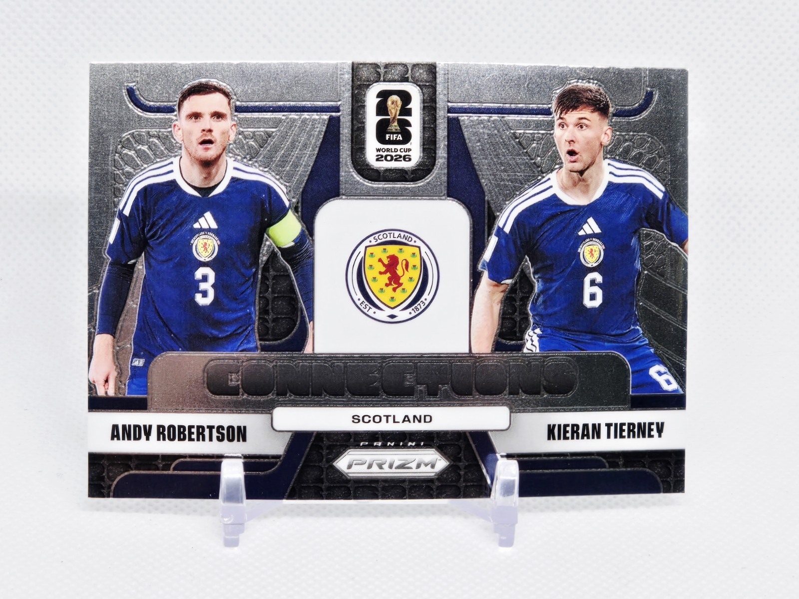 2026 Prizm FIFA World Cup Connections #2 Andy Robertson Kieran Tierney Scotland