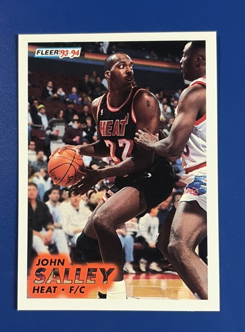 1993-94 Fleer Basketball John Salley Miami Heat #110