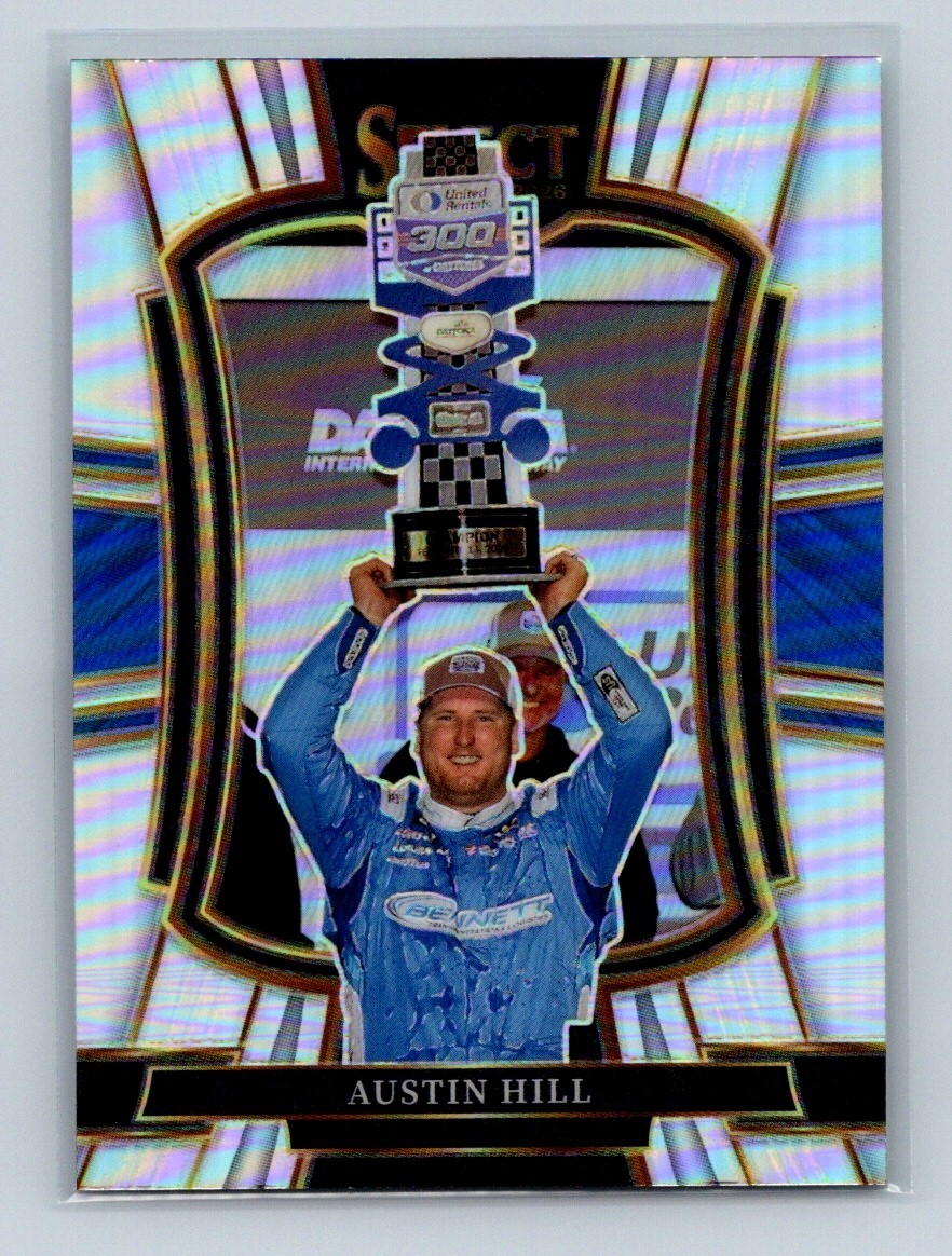 2026 Panini Select Trackside Silver Prizm #214 Austin Hill NASCAR