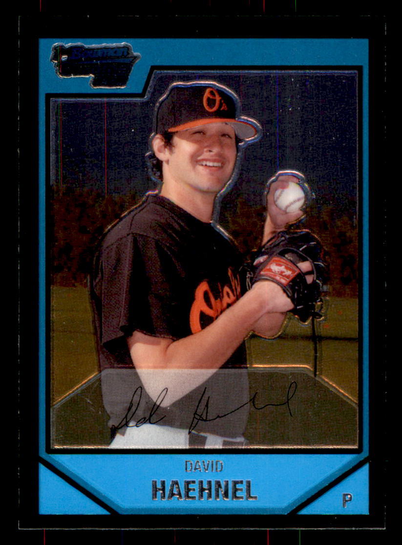 2007 Bowman Chrome Prospects #BC30 David Haehnel Baltimore Orioles