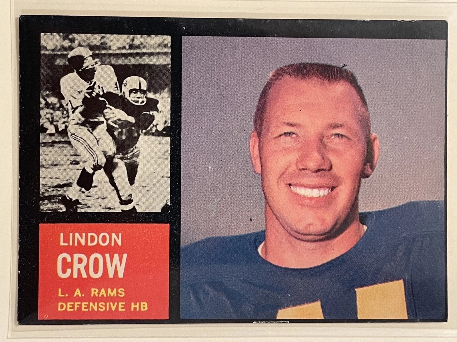 1962 Topps – Lindon Crow #87