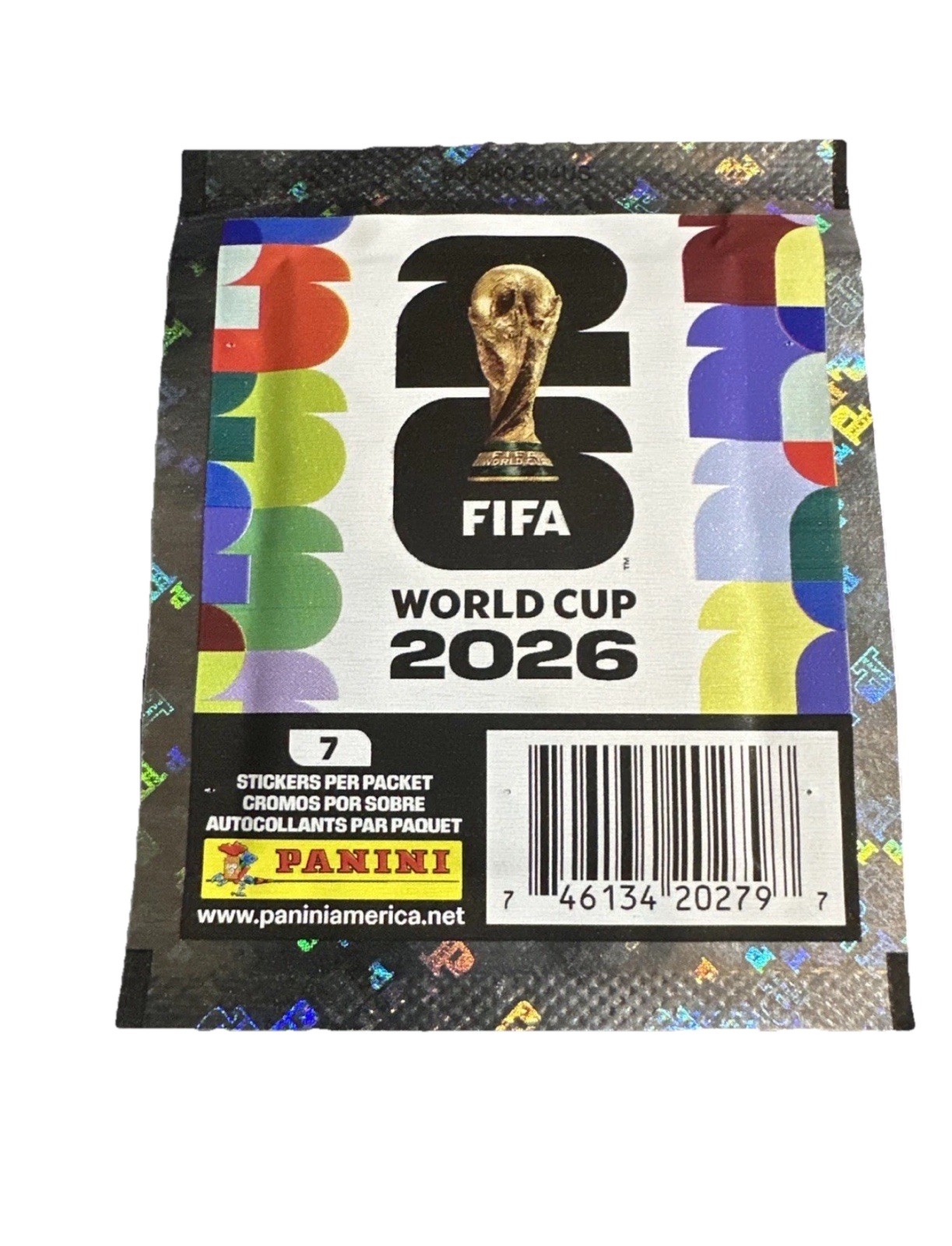 Panini FIFA World Cup 2026 Sealed Sticker Pack – 7 Stickers – USA edition
