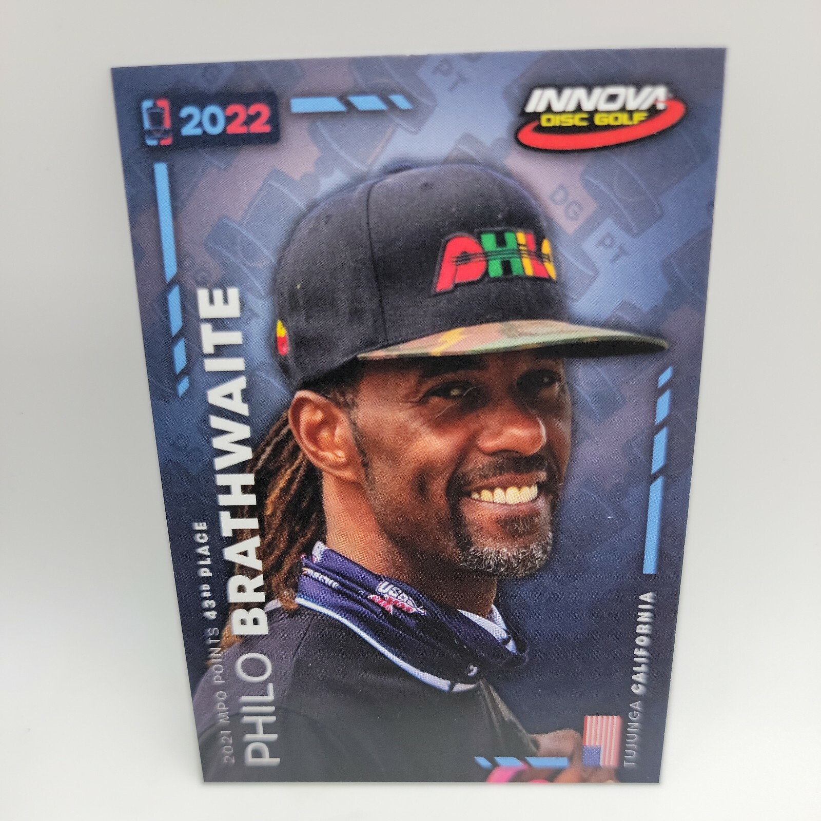 2022 DGPT Disc Golf Trading Card Philo Brathwaite