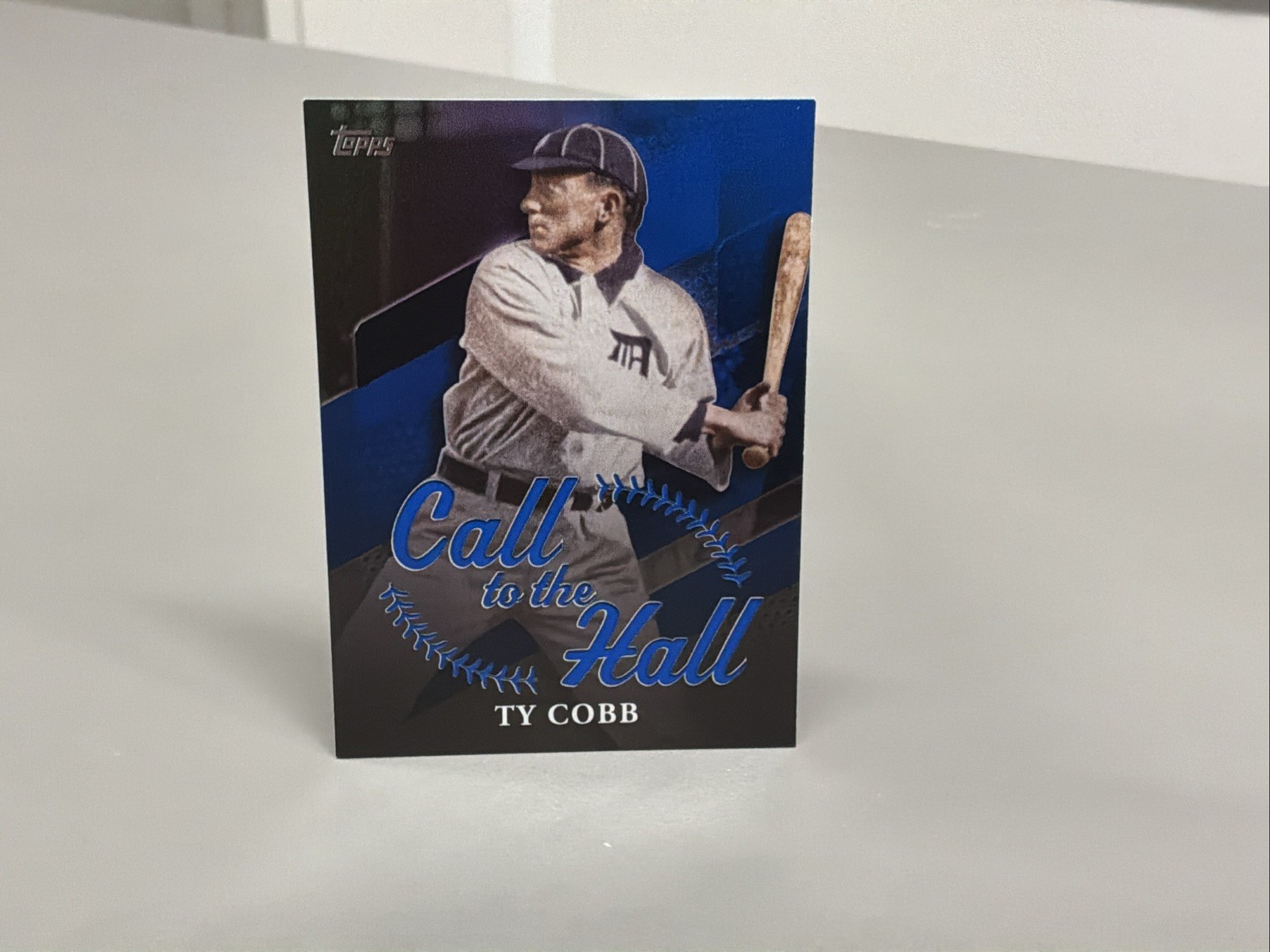 2025 Topps Series 1 – Call to the Hall Ty Cobb #CTH-3 Blue Foil /150