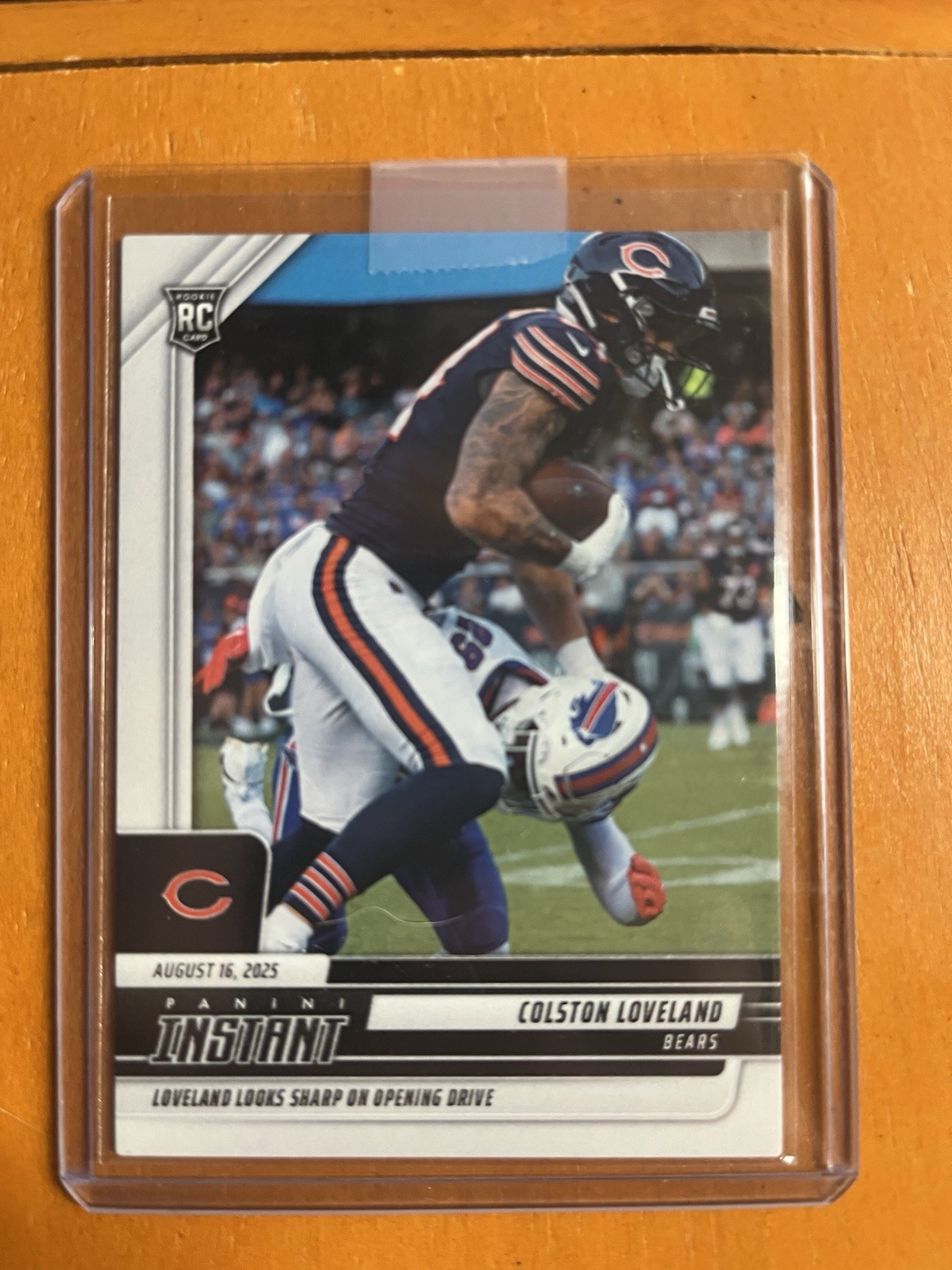 2025 Panini Instant NFL #34 Colston Loveland Chicago Bears Rookie RC SP #’d/277