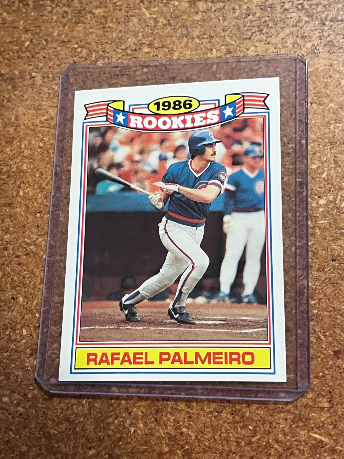 1986 Topps Baseball Glossy Rookies Commemorative Set # 12 Rafael Palmeiro