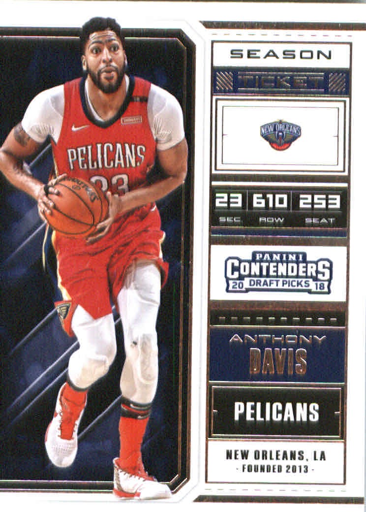 2018-19 Panini Contenders Draft Picks #2 Anthony Davis – BSK