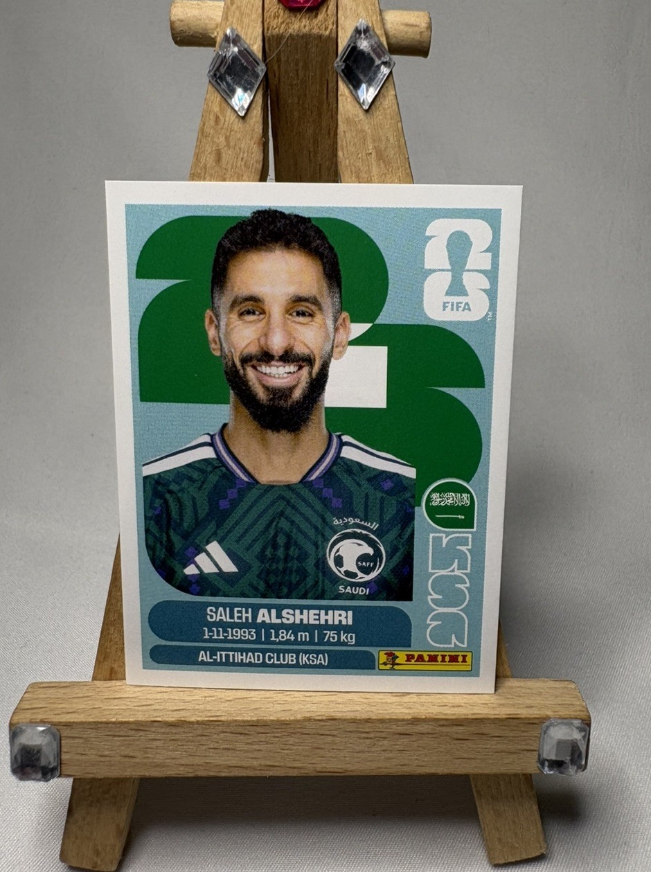 SALEH ALSHEHRI 2026 Panini FIFA World Cup Sticker #KSA19 Saudi Arabia