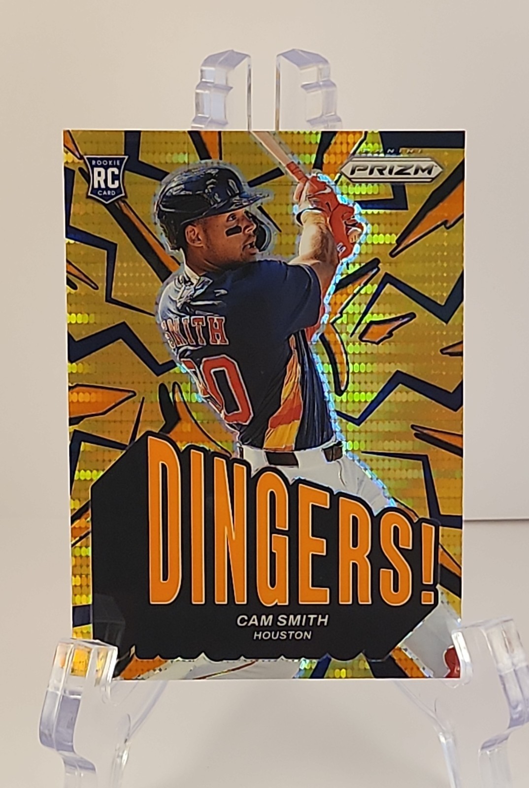 2025 Panini Prizm – Dingers! Cam Smith, Cam Smith #20 Orange Pulsar Prizm…