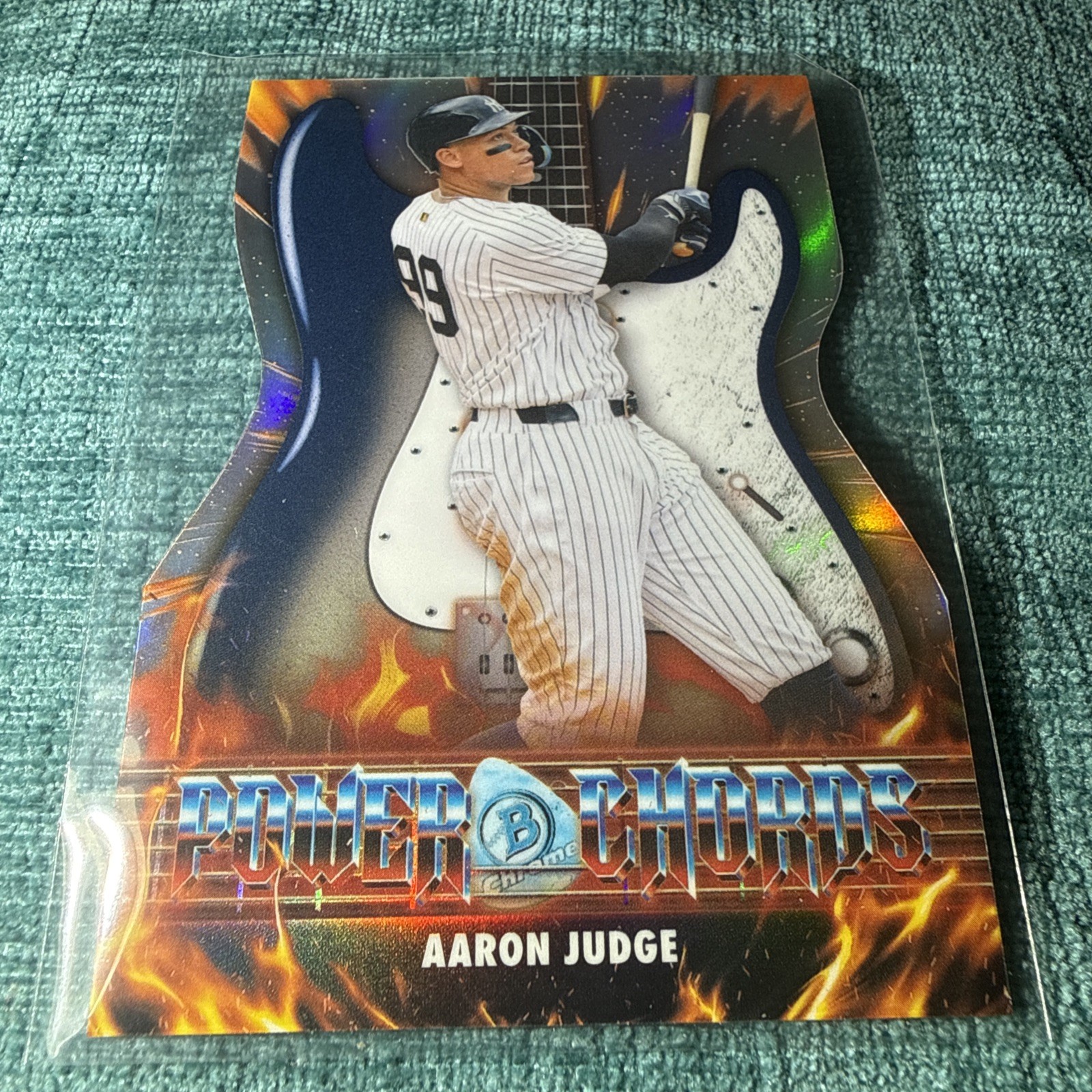 2026 Bowman Aaron Judge – Power Chords Die-Cut Refractor – NY Yankees