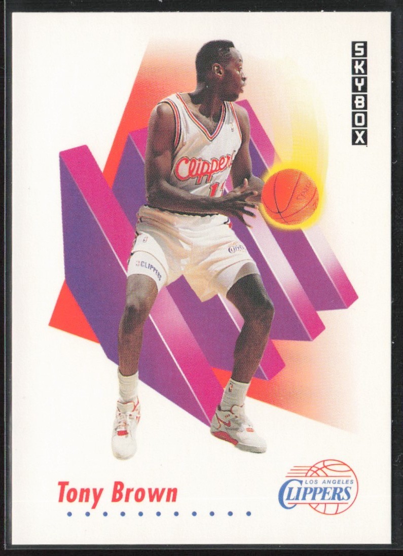 1991-92 SkyBox Tony Brown Los Angeles Clippers #629