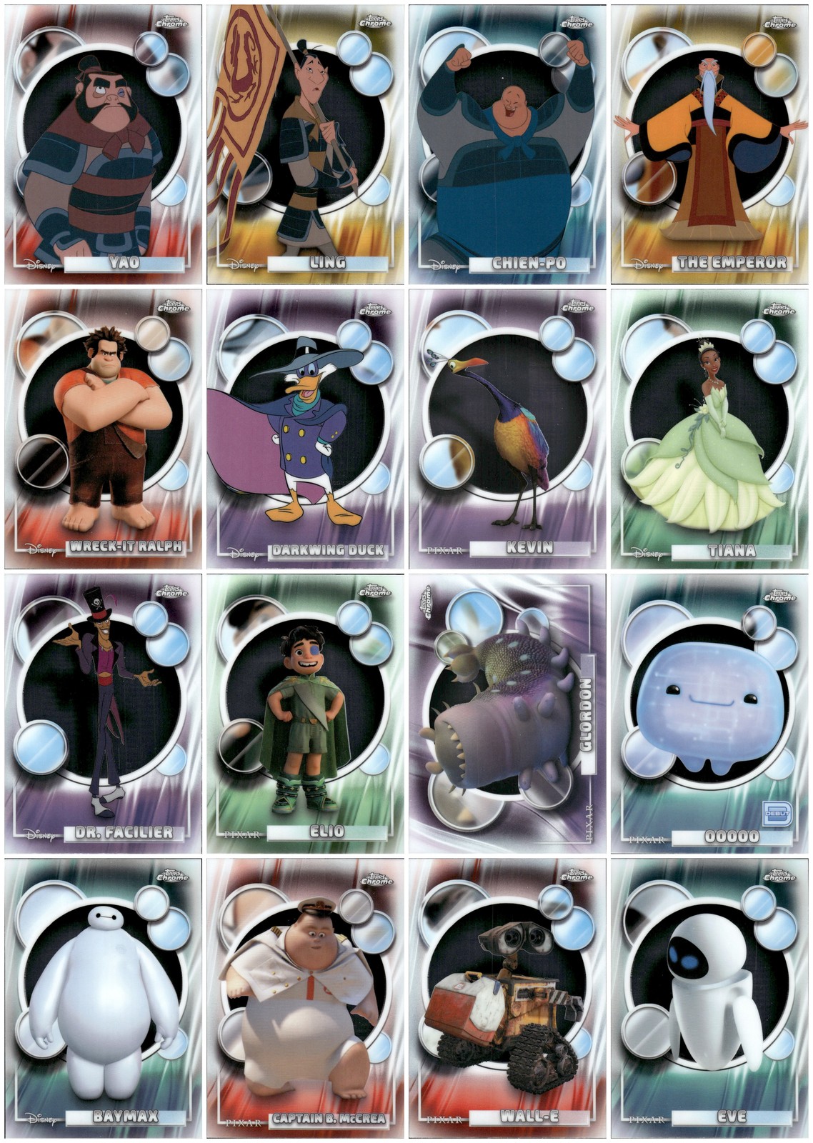 2026 Topps Chrome Disney Base You-Pick / Complete Your Set