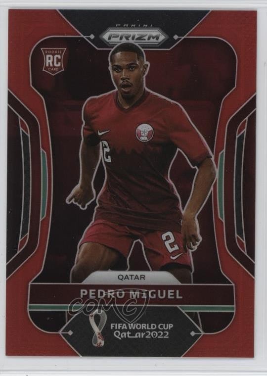 2022 Panini Prizm World Cup Qatar Red Prizm /399 Pedro Miguel #189 0m5n