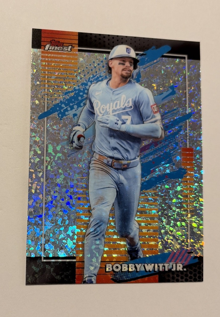 2026 Topps Finest Bobby Witt Jr Uncommon Mini Diamonds refractor #107 KC Royals