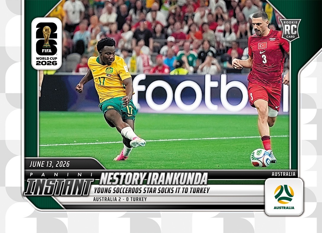 PRESALE 2026 Panini Instant FIFA World Cup Nestory Irankunda RC #16 ~ Australia