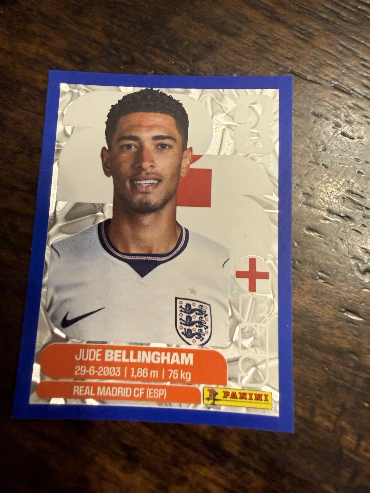 Panini FIFA World Cup 2026 Jude Bellingham England ENG11 Blue Crumble