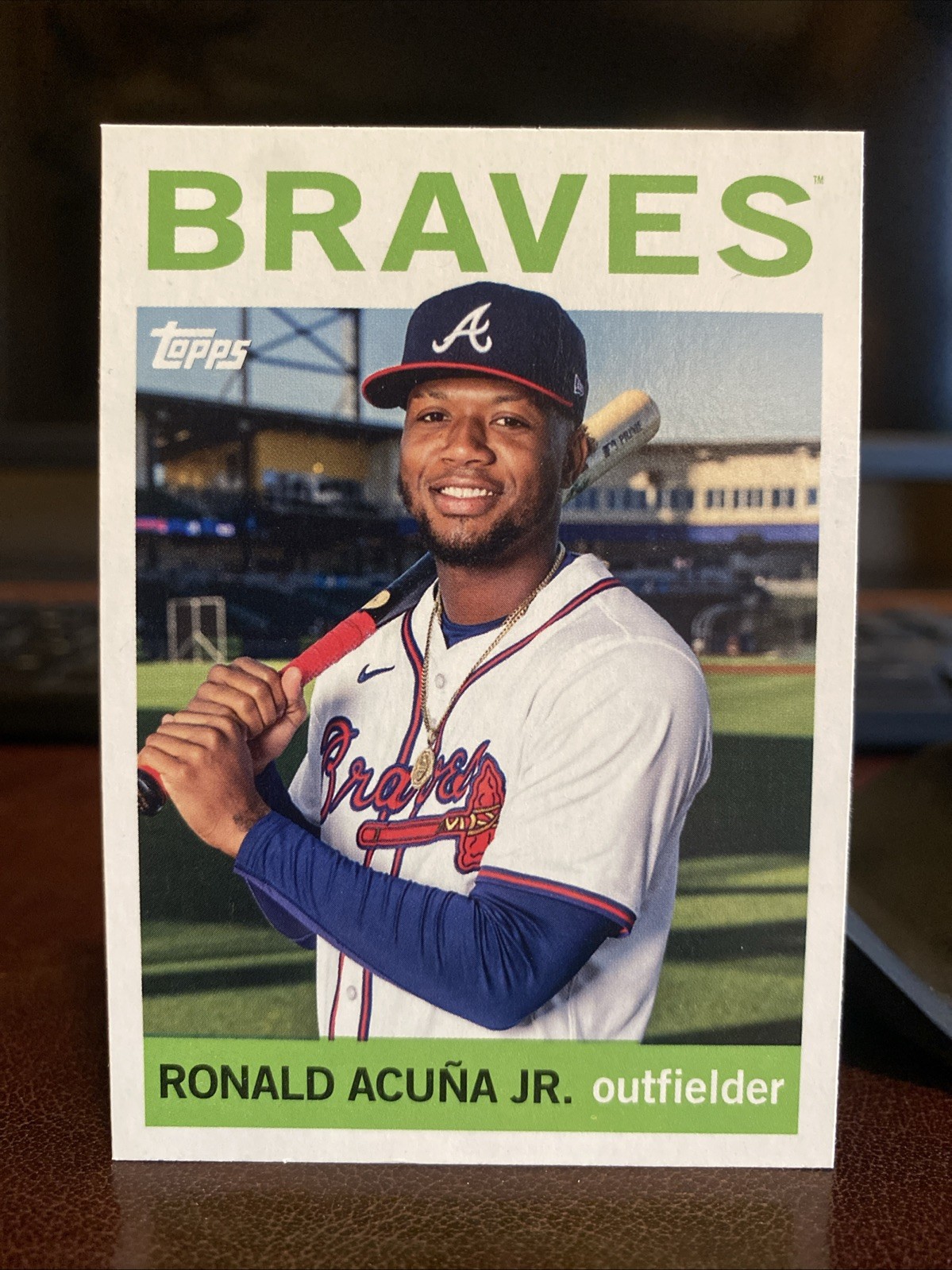 Ronald Acuna Jr. Braves Outfielder 2025 Topps Archives #84 Free Shipping!