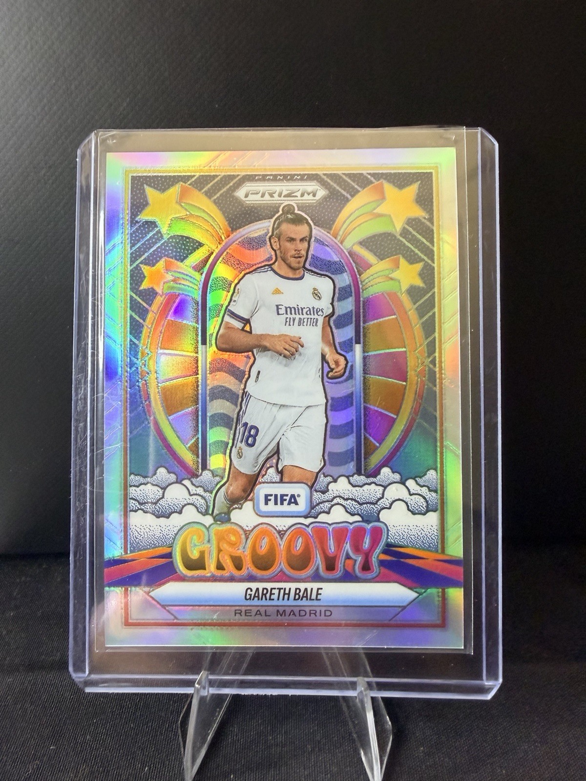 2025-26 Panini Prizm FIFA Gareth Bale Groovy #17 Real Madrid World Cup