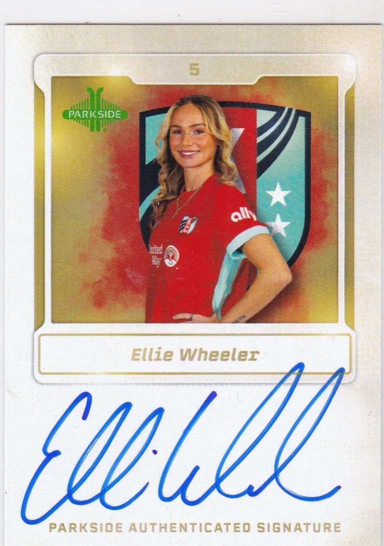 2025 Parkside NWSL Vol 2 Ellie Wheeler Signature Series Auto KC Current
