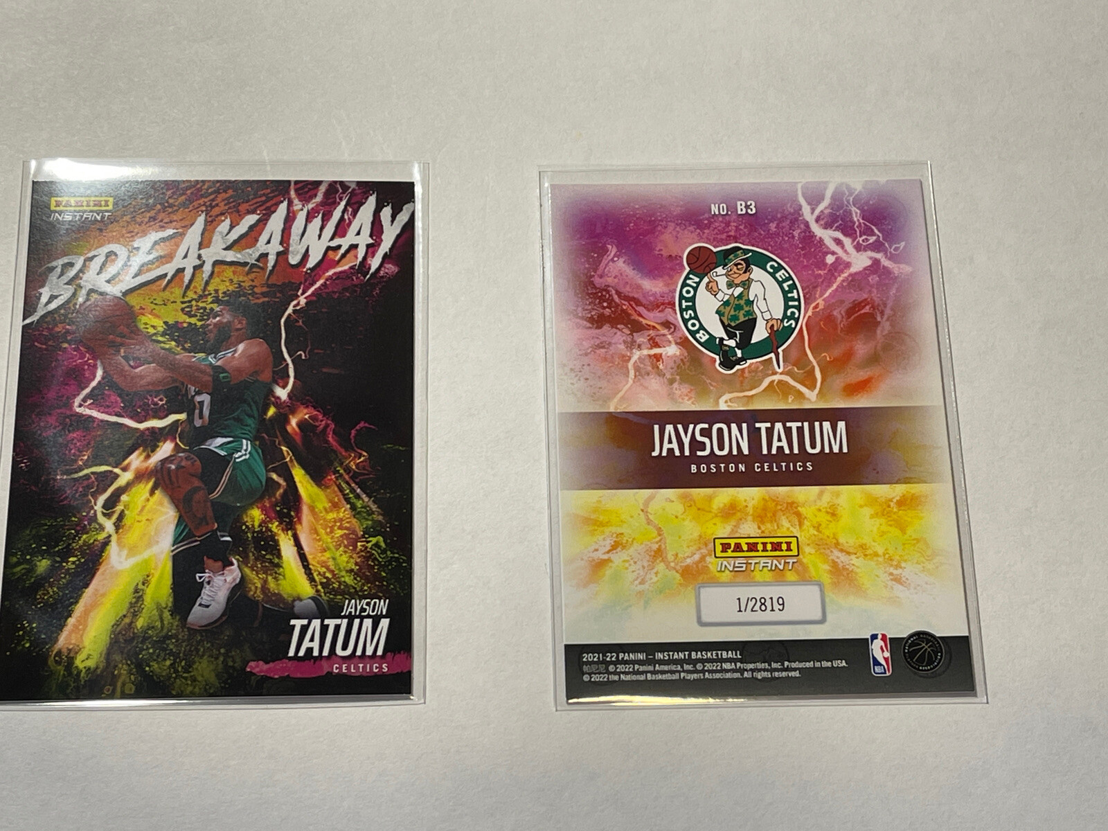 JAYSON TATUM – 2021-22 Panini NBA Instant BREAKAWAY #3 – 1/2819