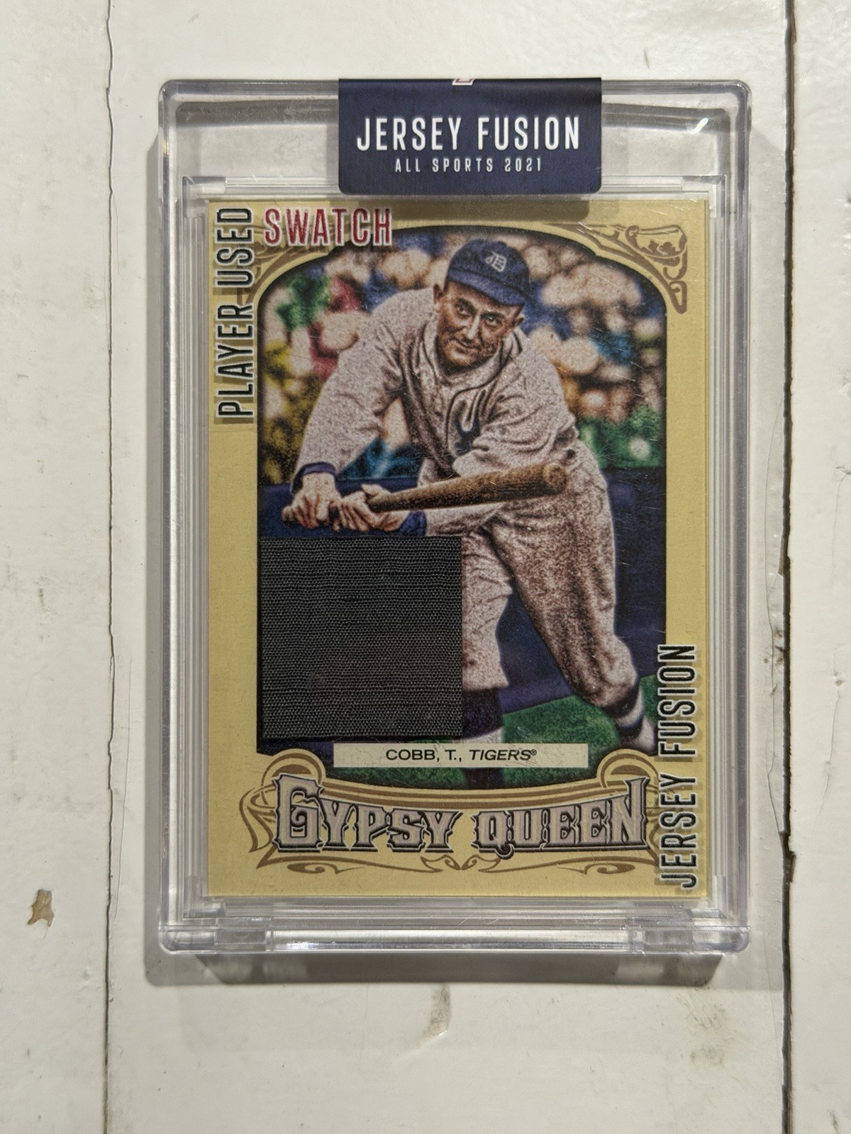 2021 Jersey Fusion All Sport TY COBB Used Patch!