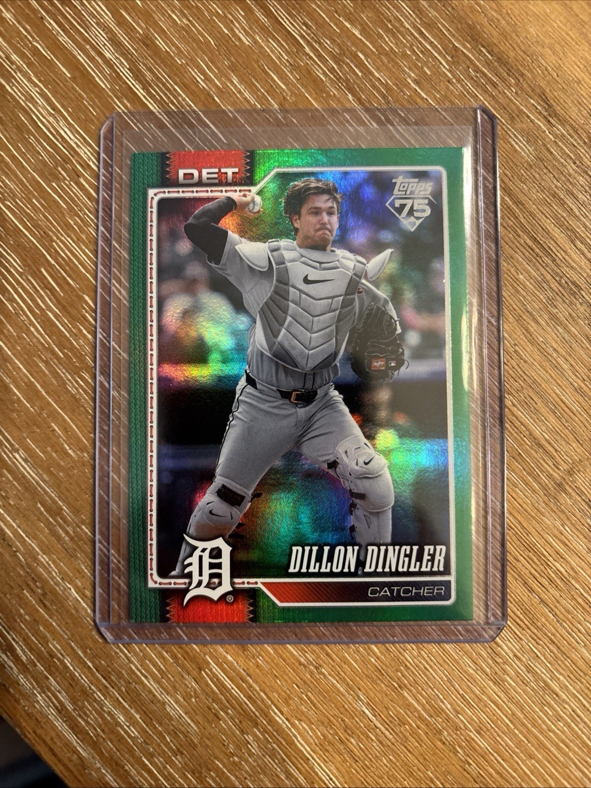 2026 Topps Series 2 Dillon Dingler Green Holo Foil /99 #351 Detroit Tigers 49/99