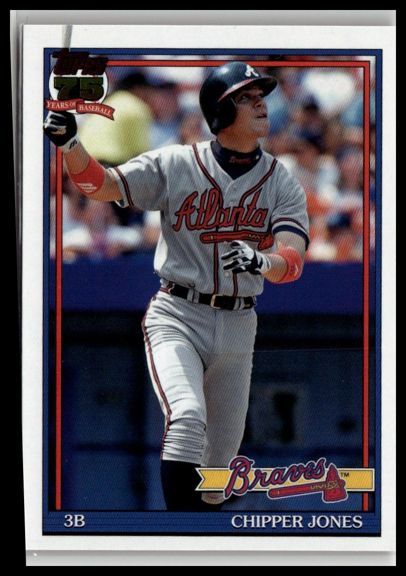 Chipper Jones 2026 Topps 1991 35th Anniversary (Series One) #T91-13 Braves