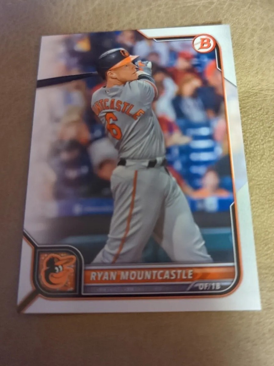 2022 Bowman #20 Ryan Mountcastle Baltimore Orioles
