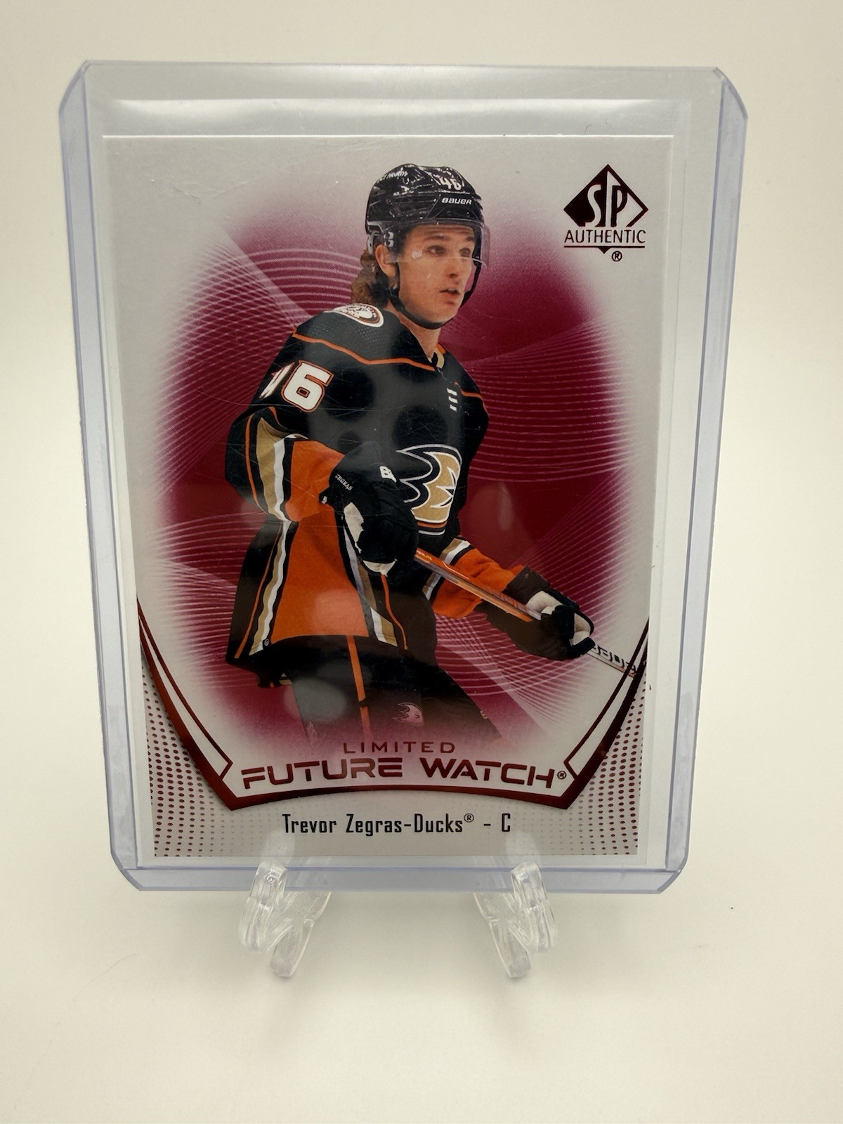 2021-22 SP Authentic – Limited Future Watch Trevor Zegras RC #104