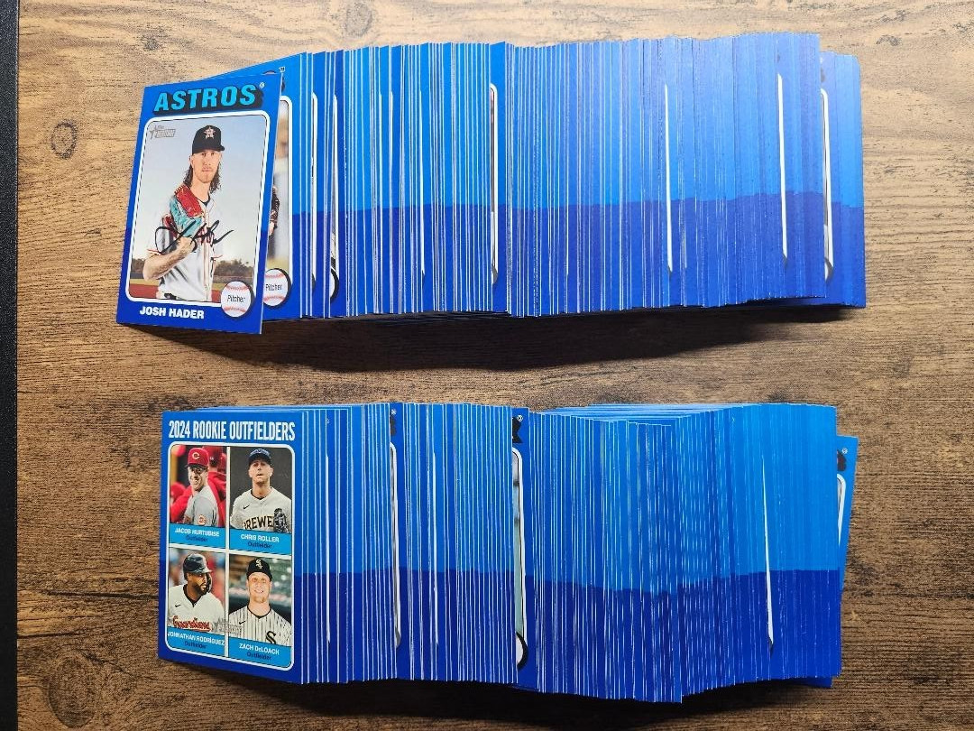 2024 TOPPS HERITAGE HN #’S BLUE BORDER YOU PICK COMPLETE YOUR SET W/SP’S MINT!