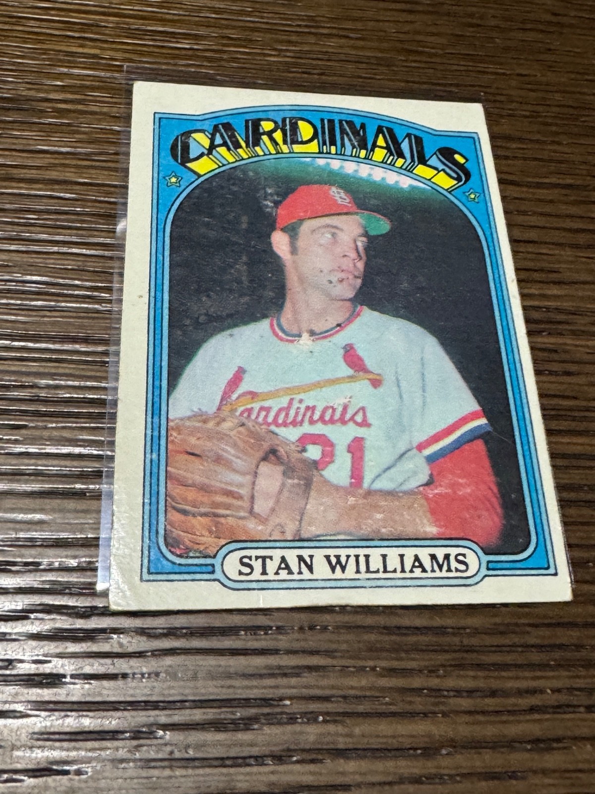 1972 Topps #9 Stan Williams St. Louis Cardinals – VG – Free Shipping