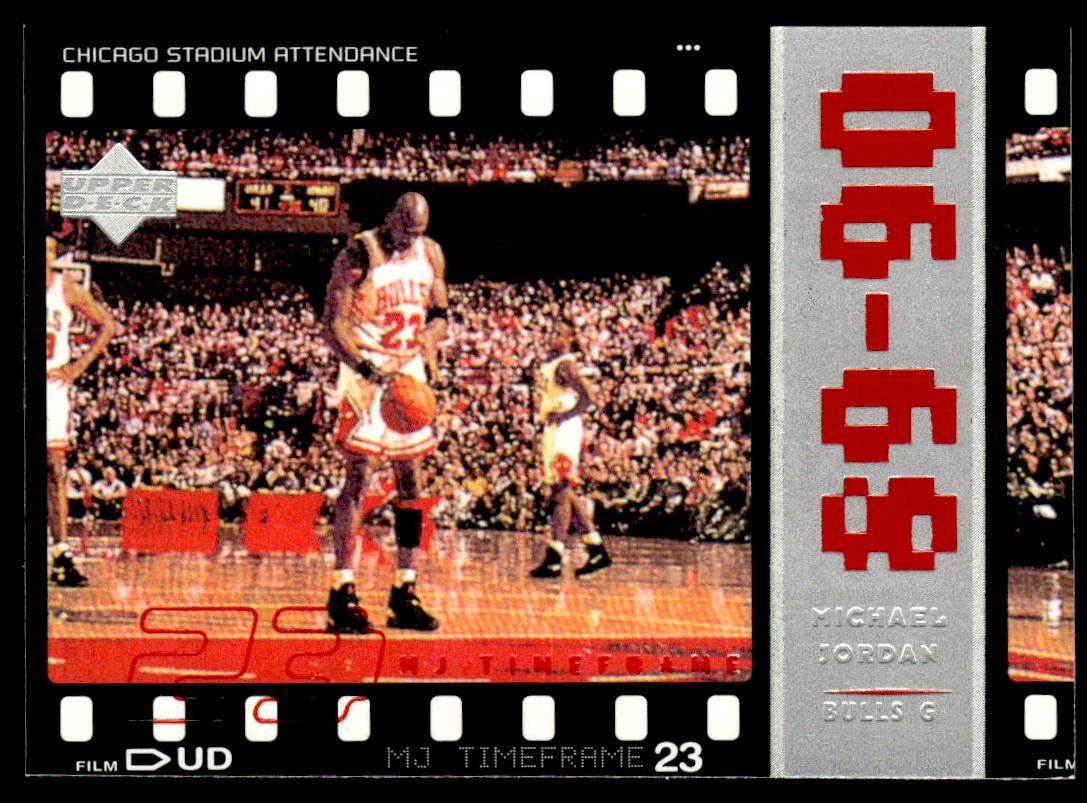 1998-99 Upper Deck MJ Timeframe Michael Jordan Chicago Bulls #43