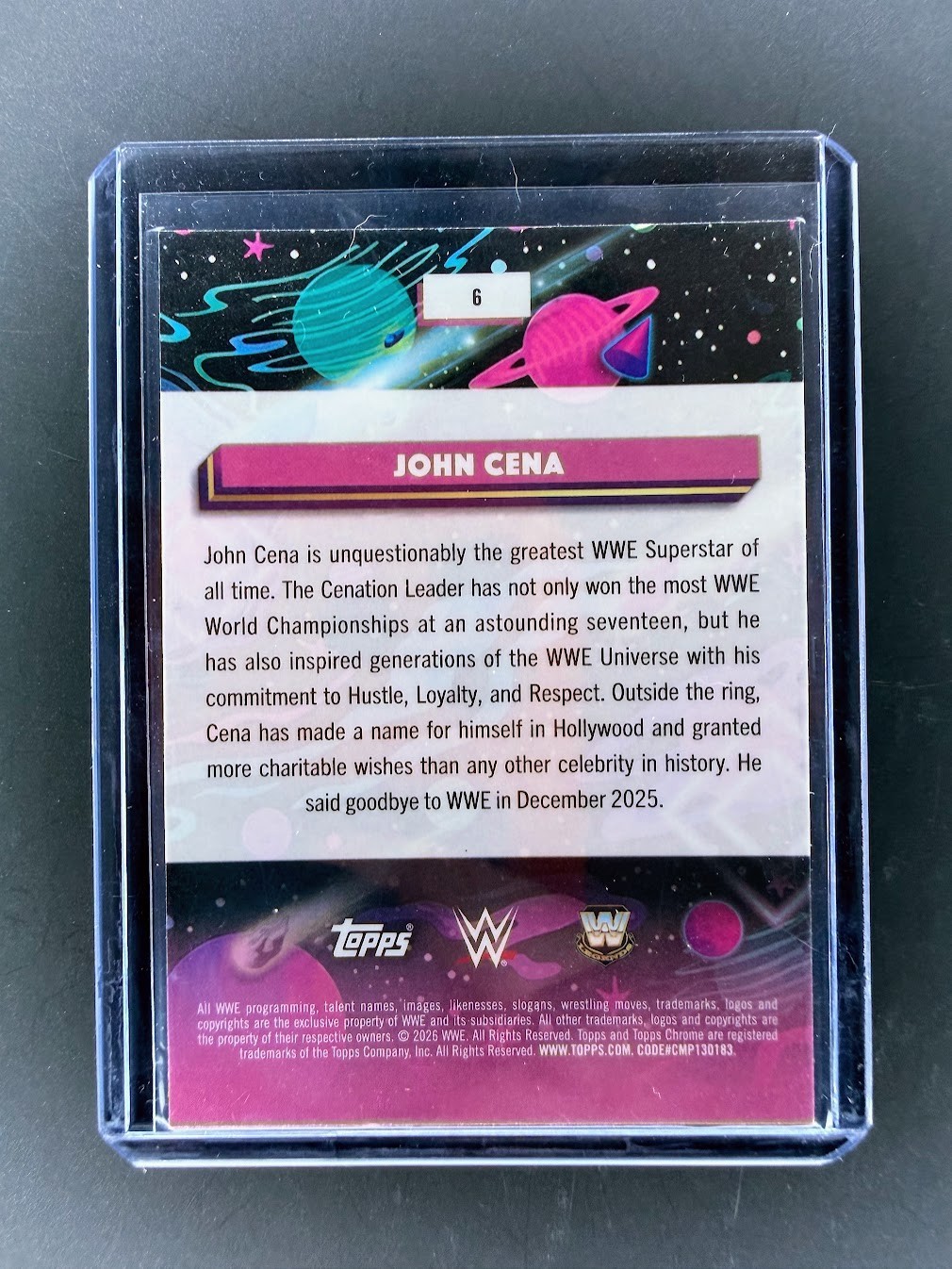 2026 Topps Cosmic Chrome WWE Base Cards Inserts Pick Your Card Finish Your Set