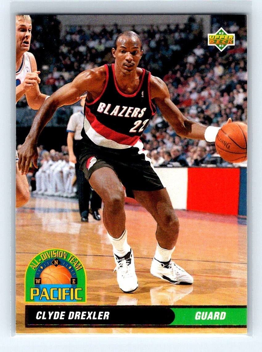 1992-93 Upper Deck International (Italian) Clyde Drexler #54 All-Division Team