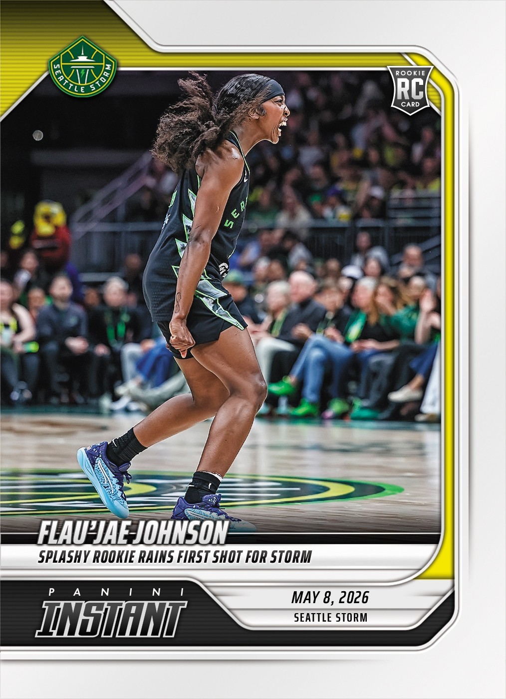 2026 Panini Instant WNBA Flau’jae Johnson ROOKIE CARD 1/136 SP Storm #35 RC