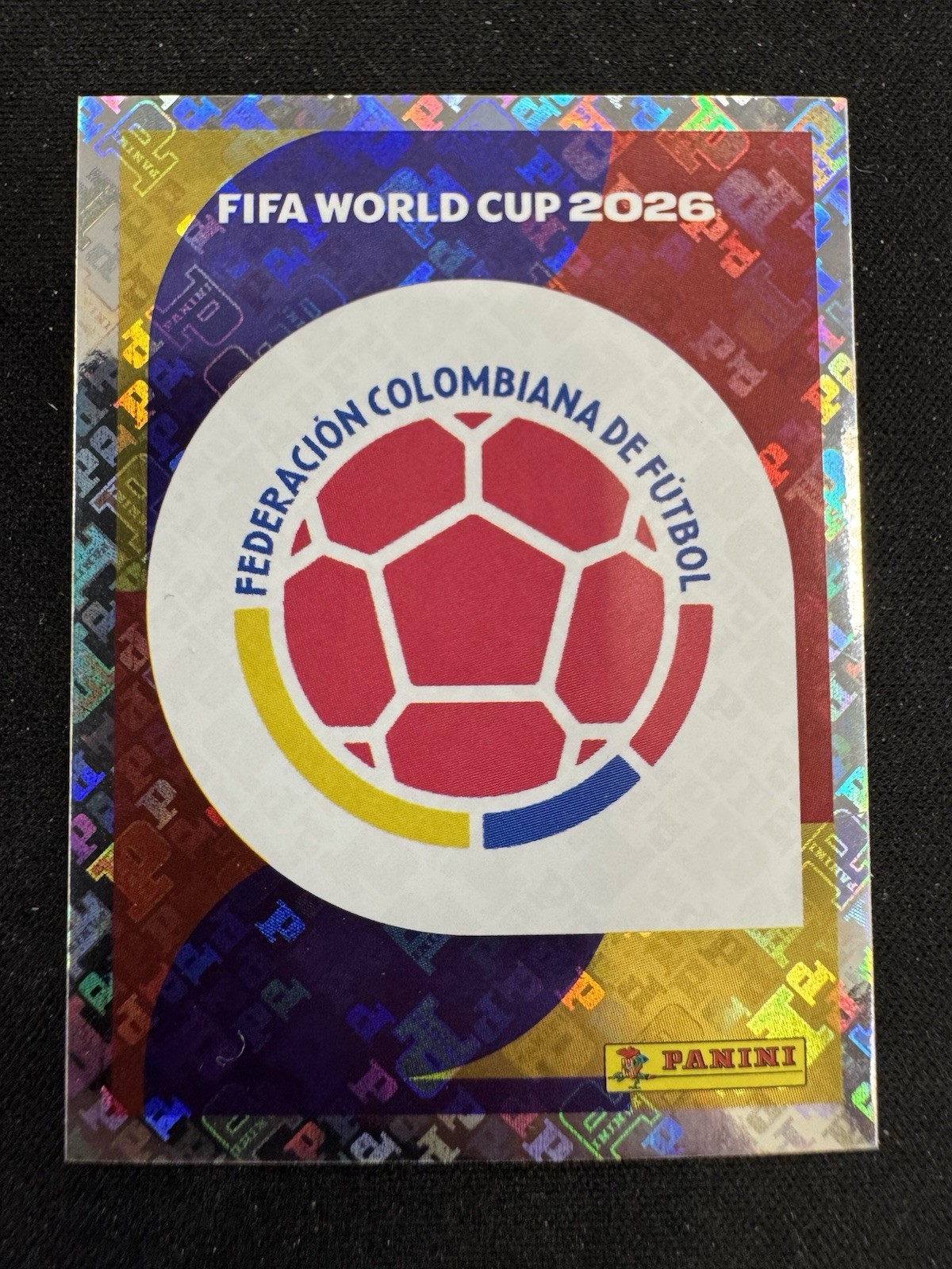 2026 Panini FIFA World Cup Colombia Team Logo Foil Holo Sticker COL 1
