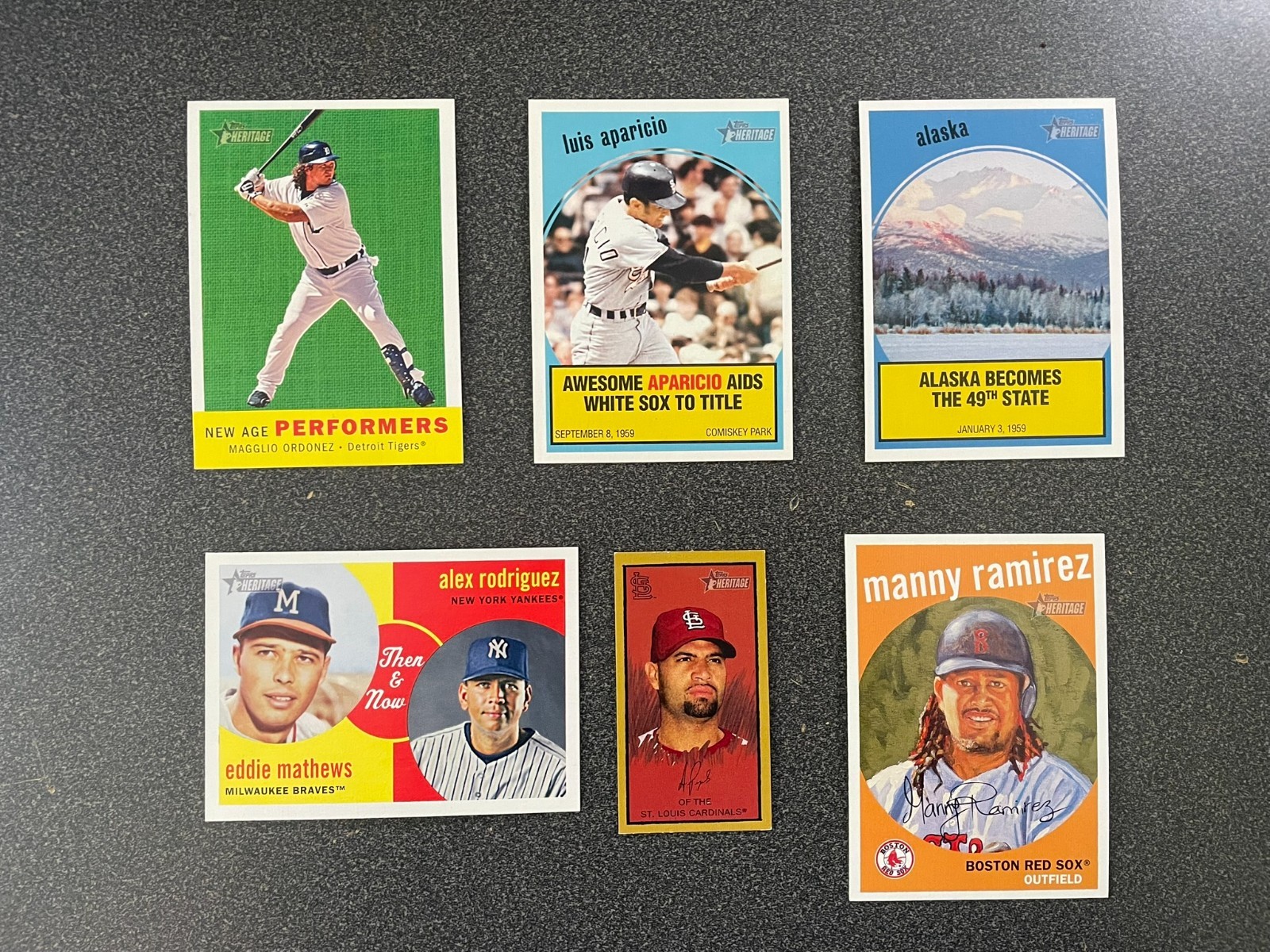 2008 Topps Heritage Inserts NAP Then & Now Flashback Dick Perez T205 – You Pick